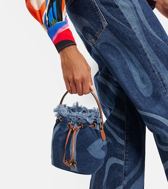 Secchiello Marmo Small in denim | Pucci