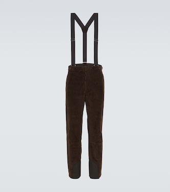 Cashmere and cotton corduroy ski salopettes | Zegna