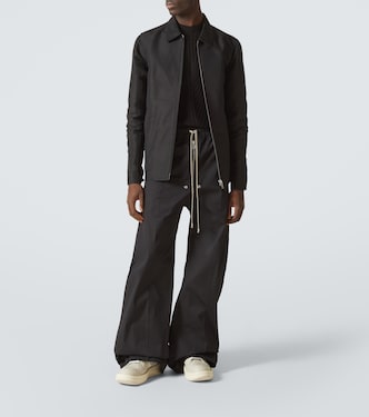 X Converse Sneakers Turbowpn aus Leder | DRKSHDW by Rick Owens