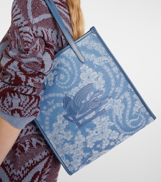 Cabas Love Trotter Medium en jean | Etro