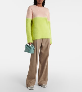 x Suna Fujita mohair and wool-blend sweater | Loewe