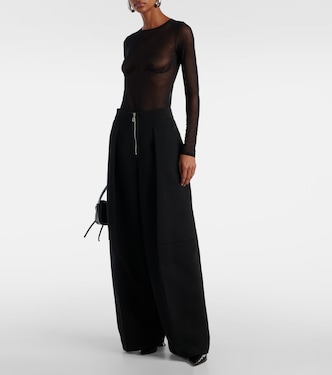 Top in mesh trasparente | Jean Paul Gaultier