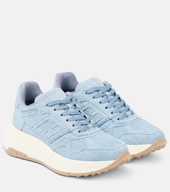 Sneakers Hi-Fi in denim | Hogan