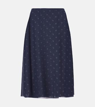 Falda midi estampada | Acne Studios