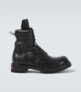 皮革战地靴 | Rick Owens