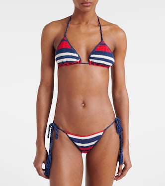 Top de bikini Gabrielle en croché de algodón | Anna Kosturova