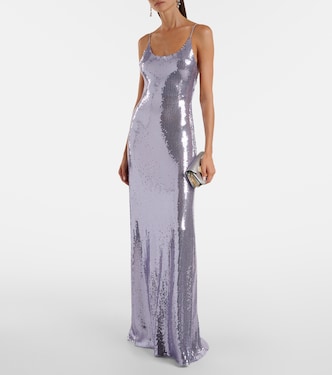 Robe longue à sequins | Alex Perry
