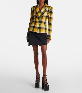 Blazer Georgia en laine vierge à carreaux | Vivienne Westwood