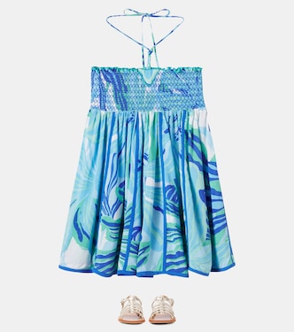 Cycas printed dress | Poupette St Barth Kids