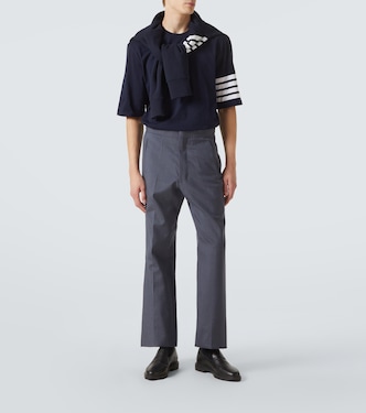 T-Shirt 4-Bar aus Baumwoll-Jersey | Thom Browne