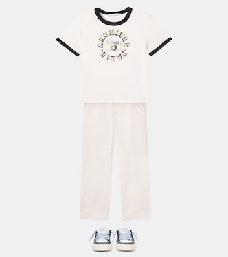 T-shirt Akiva en coton imprimé | Bonpoint