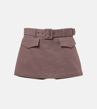 Skort con cintura | Self-Portrait