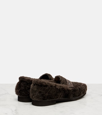 Mocassini Monili in shearling | Brunello Cucinelli
