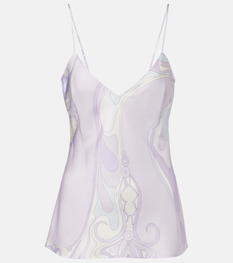 Orchidee silk satin camisole | Pucci