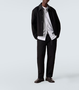 x Aaron Levine Nick striped cotton shirt | Studio Nicholson