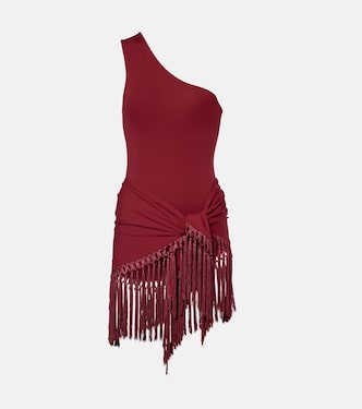 Set de bañador y pareo con flecos | Taller Marmo