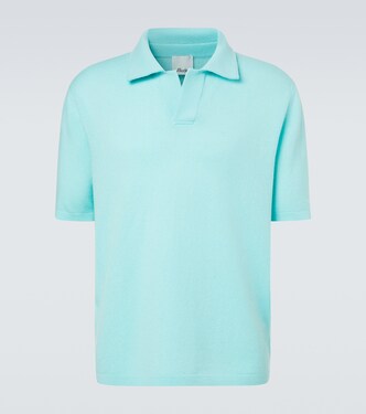 Wool and cashmere polo sweater | Allude