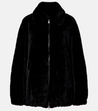 Plush shearling jacket | Nour Hammour