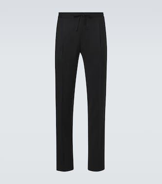 Virgin wool tapered pants | Lardini