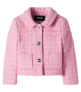 Medusa tweed jacket | Versace Kids