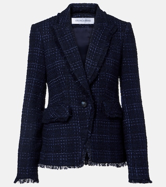 Checked tweed blazer | Veronica Beard