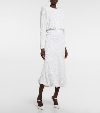 Bridal Billan embellished midi dress | Rotate