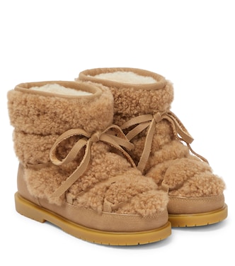 Bottines en cuir et shearling synthétique | Donsje