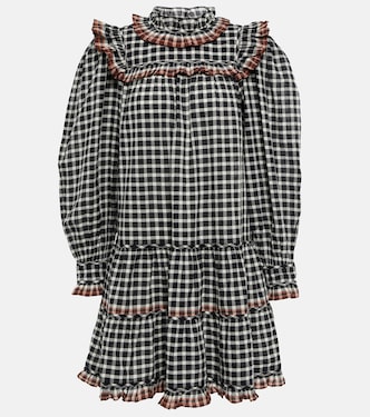 Robe Elm en coton à carreaux | Ulla Johnson