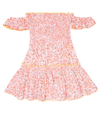 Aurora floral cotton dress | Poupette St Barth Kids