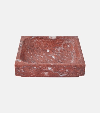 Square marble decorative tray | Michaël Verheyden