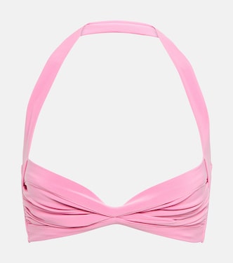 Top de bikini Bill fruncido | Norma Kamali