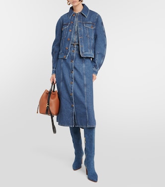 Jupe midi en jean | Chloé