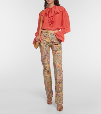 Pantaloni regular in twill di cotone | Etro