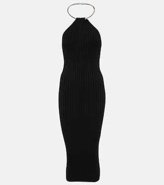 Abito midi Rhea in maglia lamé | Galvan