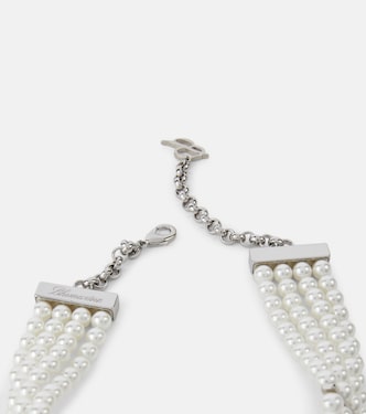 Choker aus Zierperlen mit Kristallen | Blumarine