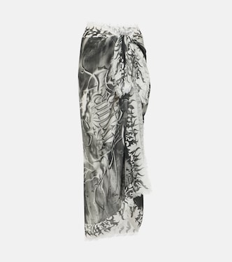 Printed beach cover-up | Jean Paul Gaultier