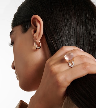 Boucles d'oreilles Chakra Icon en or rose 18 ct | Ananya