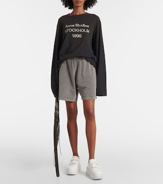 Shorts in cotone a vita media | Acne Studios