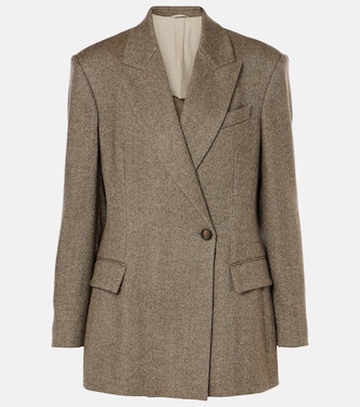 Blazer in misto lana | Brunello Cucinelli