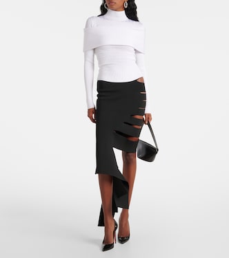 Top in maglia a coste | Mugler