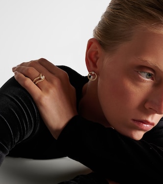 Set di 2 anelli Tina in oro 14kt con diamante | Stone and Strand