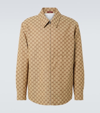 Hemdjacke GG aus Canvas | Gucci