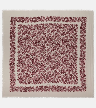 Foulard in seta con stampa | Loro Piana