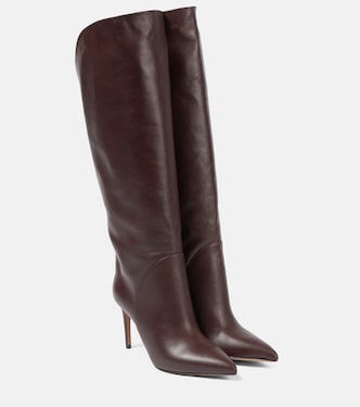 Gaia 85 leather knee-high boots | Paris Texas