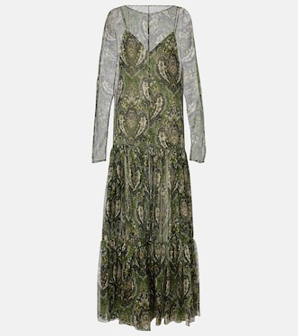 Maxikleid aus Seide | Saint Laurent