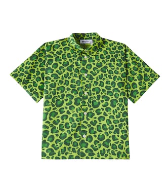Camicia Richie in cotone con stampa leopardata | Molo