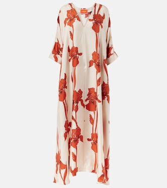 Maxikleid aus Seiden-Twill | La DoubleJ