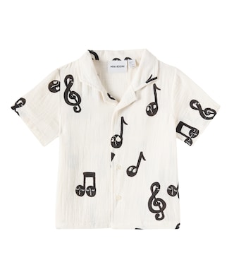 Hemd Note aus Baumwollmusselin | Mini Rodini