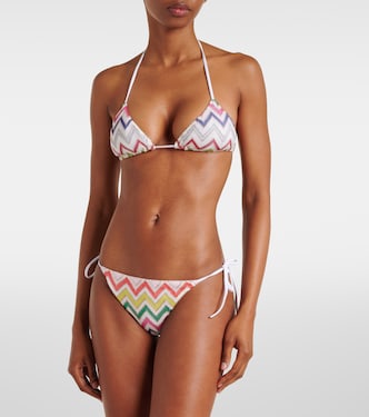 Zigzag lamé bikini | Missoni