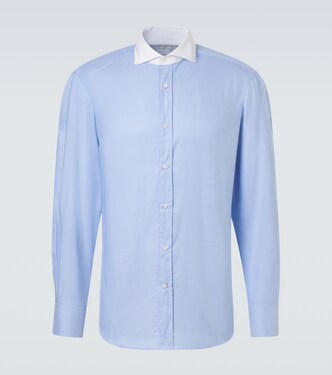 Cotton poplin shirt | Brunello Cucinelli